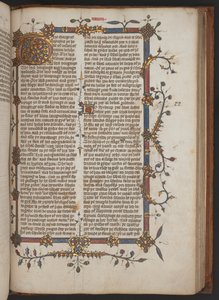 Egerton 617, Wycliffite Bijbel, vóór 1397 (perkament) door English School
