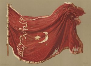 Egyptische standaard van Sinkat (chromolitho)