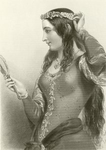 Eleanor van Provence, koningin van koning Hendrik III door English School