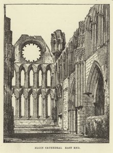 Elgin-kathedraal, oostelijke einde door English School