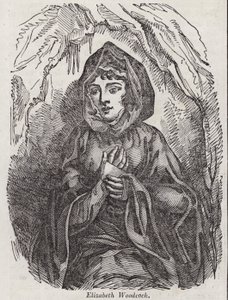 Elizabeth Woodcock (gravure) door English School