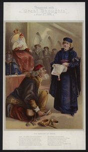 Ellen Terry als Portia in De Koopman van Venetië door English School