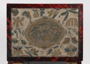 Geborduurde kist, ca. 1660