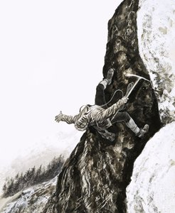 Emil Habl valt van de Mount Rex in de Oostenrijkse Alpen door English School