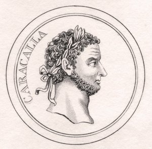 Keizer Caracalla, uit 