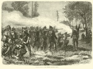 Botsing in de bossen voor Metz, oktober 1870 door English School