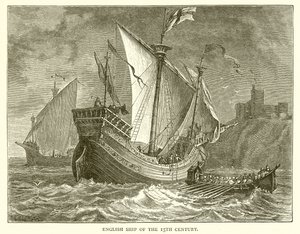 Engels Schip uit de 15e Eeuw door English School