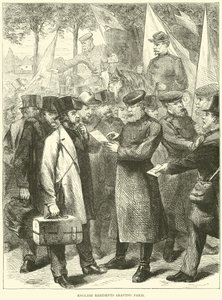 Engelse inwoners verlaten Parijs, oktober 1870 door English School