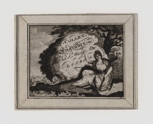Graveurs, T Colley, handelskaart door English School