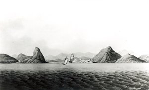Ingang van de haven van Rio de Janeiro door English School