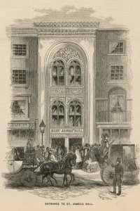 Ingang van St Jamess Hall door English School