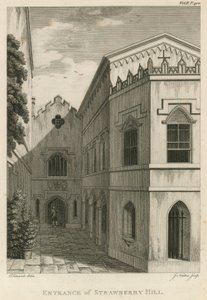 Ingang van Strawberry Hill, Londen door English School