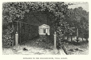Ingang naar de biljartkamer, Villa Albani door English School