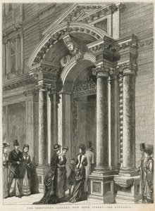 Ingang van de Grosvenor Galerij door English School