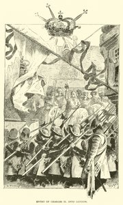 Intocht van Karel II in Londen door English School