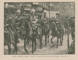 Begeleiding van de Prinsen in de Koninklijke Processie door English School