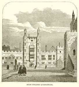 Eton College binnenplaats door English School