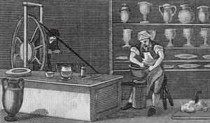 Etruria, de Potteries (gravure)