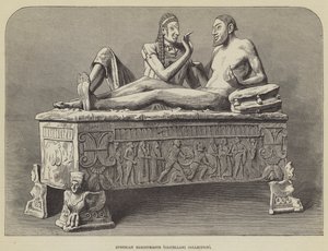 Etruskische sarcofaag, Castellani-collectie door English School