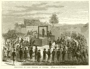Executie van Lord Ferrers in Tyburn