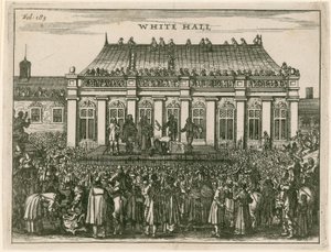 Executie van koning Karel I in Whitehall
