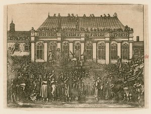 Executie van koning Karel I in Whitehall