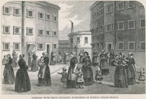 Oefenen in Tothill Fields Prison door English School