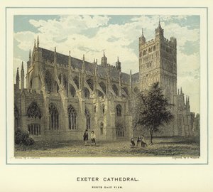 Exeter Kathedraal, noordoostelijk zicht