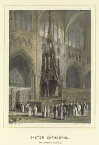 Exeter Kathedraal, bisschopstroon