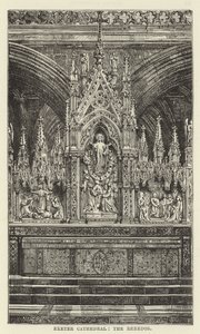 Exeter Kathedraal, het altaarstuk