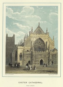 Exeter Kathedraal, westfront door English School