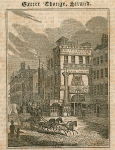 Exeter Change, The Strand, Londen door English School