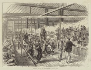 Tentoonstelling van kunst en nijverheid in Kiyoto, Japan