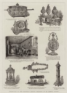 Tentoonstelling van de jubileumgeschenken van Hare Majesteit in St James