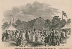 Tentoonstelling van de Horticultural Society of London, Chiswick Gardens door English School