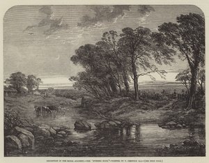 Tentoonstelling van de Koninklijke Academie, het "Avonduur" door English School