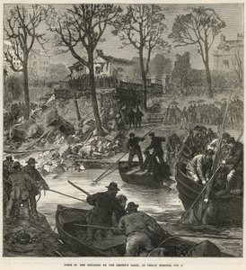 Explosie op het Regents Canal door English School