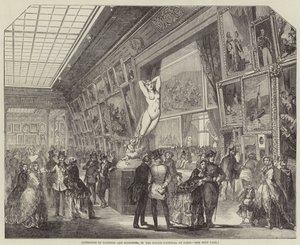 Tentoonstelling van schilderkunst en beeldhouwkunst, in het Palais National in Parijs door English School