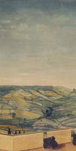 Uitgestrekt Landschap gezien vanaf Rodborough Fort, ca.1764 (detail)