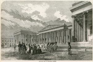 Exterieur van het British Museum door English School