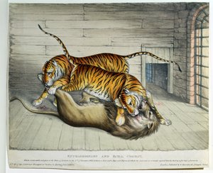 Buitengewoon en fataal gevecht, 1830 door English School