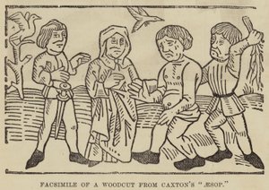 Facsimile van een Houtsnede uit Caxton