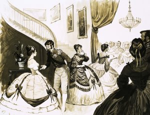 Modegrillen: De Kolossale Crinoline door English School