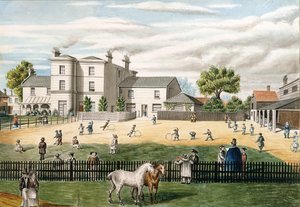 Fairfield House School en speelplaats
