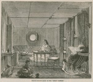 Familie salonhut in de Great Eastern