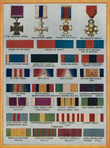 Beroemde orden, decoraties en medailles