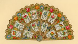 Waaier, symboliek van bloemen
