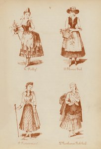 Verkleedkleding: Dwaasheid, Bloemenmeisje, Dwaasvrouw, Newhaven Vismeisje door English School