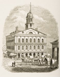 Faneuil Hall, Boston, c.1870, uit 