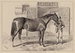 Vaders van de Engelse stoeterij, St Albans (gravure) door English School